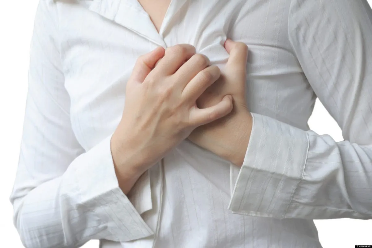 dolor de pecho mujeres