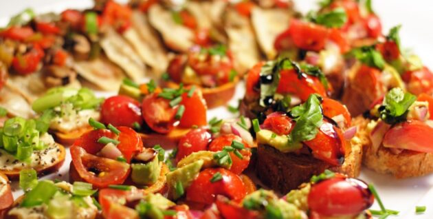 bruschetta vegetariana