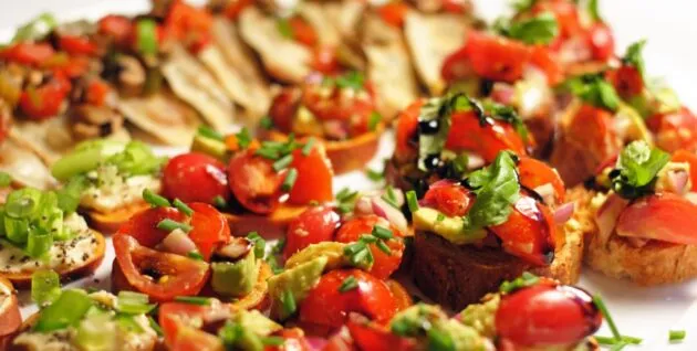 bruschetta vegetariana