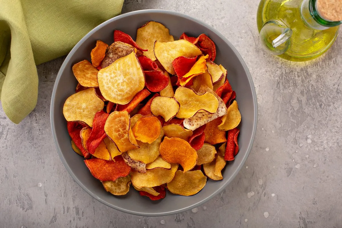 chips y snack de vegetales