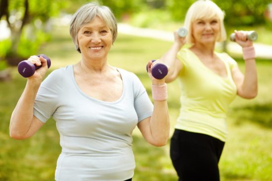 entrenamiento con pesas adultos mayores