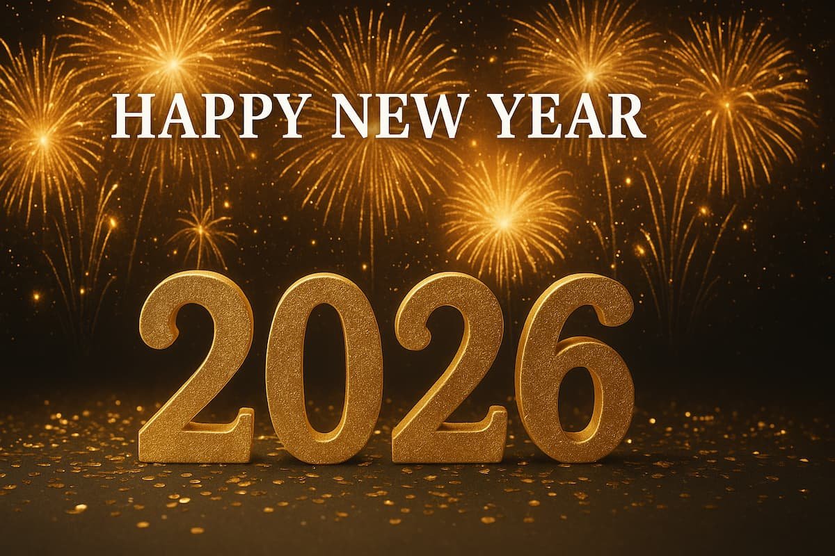 Happy New Year: año feliz nuevo 2026